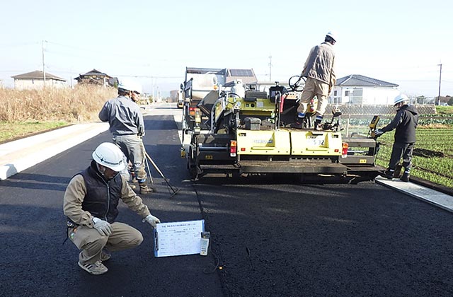 市道舞原東西３号線道路改良工事（４工区）