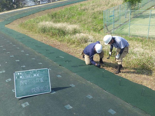 坪井川雑草等対策（その1）工事